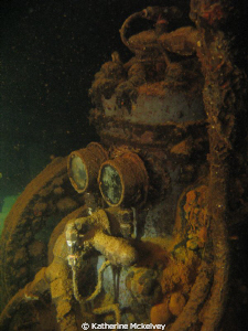 R2D2 photo taken on the Fujikawa Maru in Truk Lagoon. by Katherine Mckelvey 